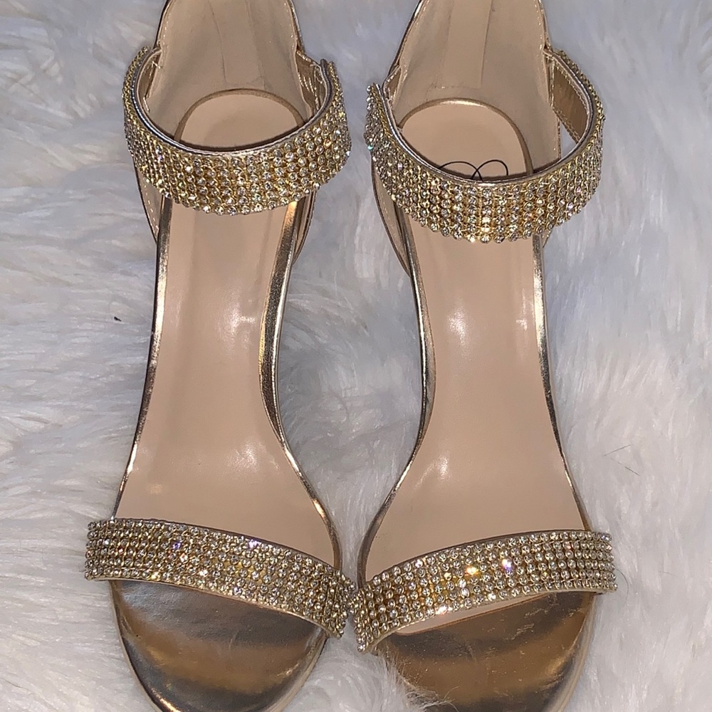 Rhinestone heels